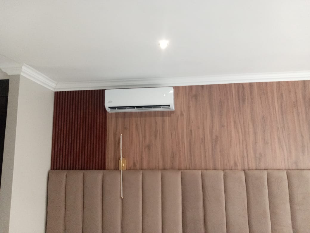 Split air conditioning unit installation by Leoson Engineering